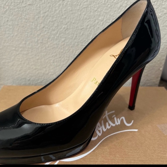 Christian Louboutin Black Patent Leather Heels
